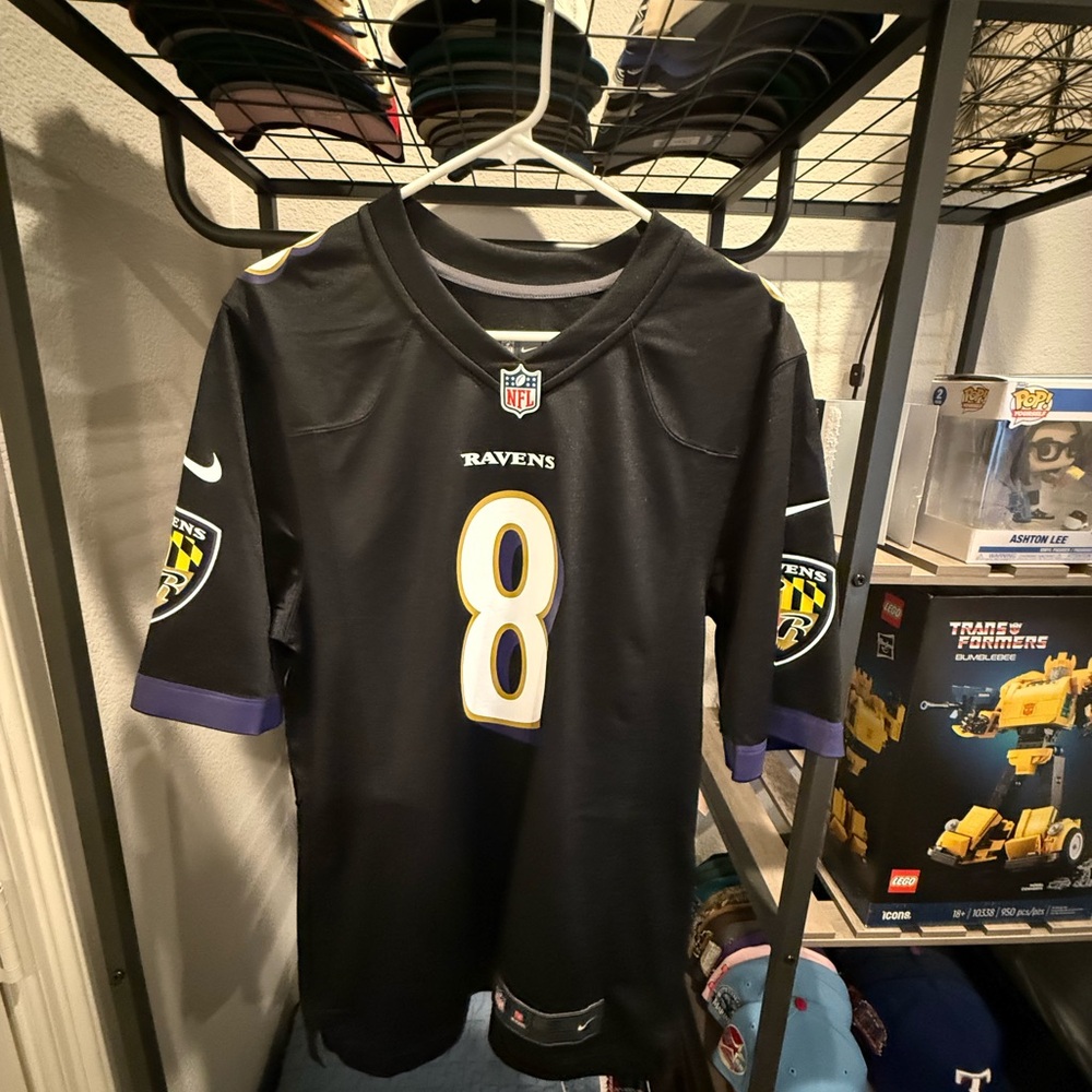 Lamar Jackson #8 - Baltimore Ravens Black Jersey